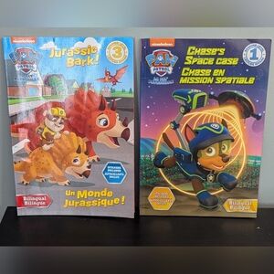 5/$10 📚 Paw Patrol Bilingual Reading Level 1&3 Books